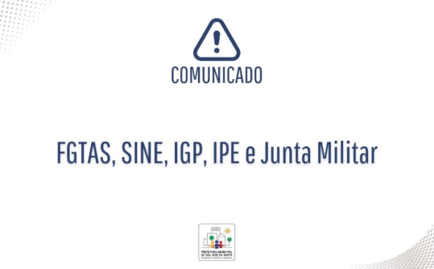 Foto de capa da notícia: Sede do FGTAS, SINE, IGP, IPE e Junta Militar muda de endereço provisoriamente