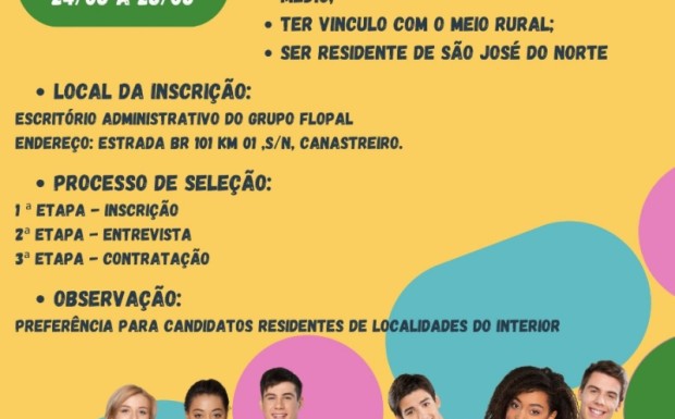 Foto de capa da notícia: Smec divulga inscrições para o Programa Jovem Aprendiz Rural 2024