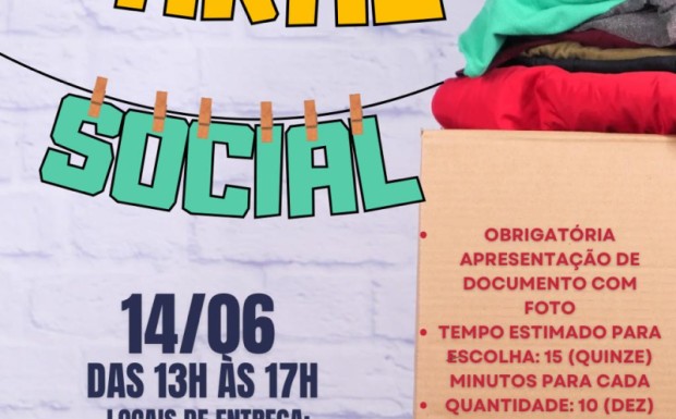 Foto de capa da notícia: Varal Solidário distribui agasalhos à comunidade nesta sexta