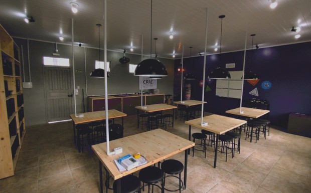 Foto de capa da notícia: Inauguração das Salas Maker nas escolas João de Deus Collares e Monteiro Lobato