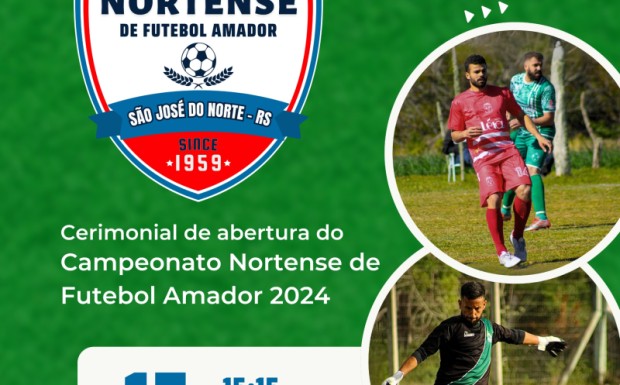 Foto de capa da notícia: Campeonato Nortense de Futebol Amador 2024 tem início no próximo domingo
