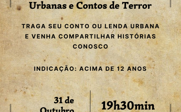 Foto de capa da notícia: Biblioteca Delfina da Cunha promove noite de leitura de lendas urbanas e contos de terror