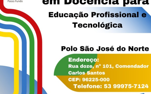 Foto de capa da notícia: IFSul e UAB prorrogam inscrições para curso de especialização para formação de docentes no Polo de São José do Norte