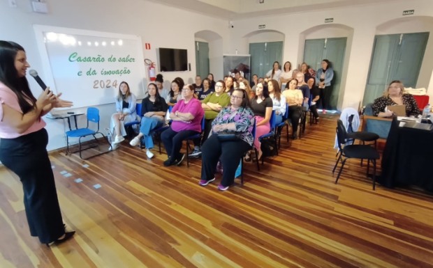 Foto de capa da notícia: Práticas pedagógicas inovadoras são premiadas em evento especial da Prefeitura de São José do Norte
