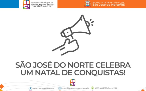 Foto de capa da notícia: São José do Norte vive um Natal de conquistas: Aprovados Projetos que transformarão o futuro da cidade