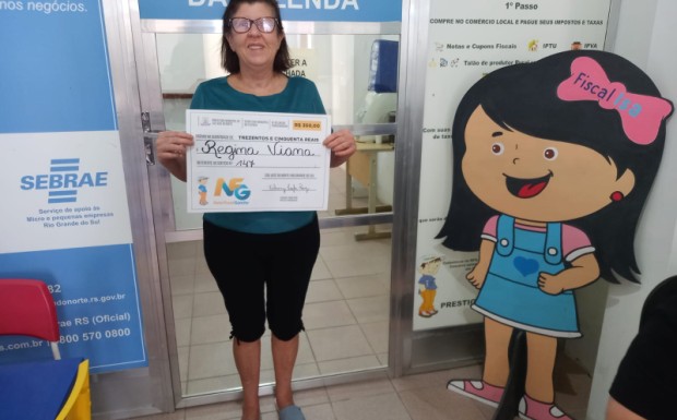 Foto de capa da notícia: Nota Fiscal Gaúcha sorteia prêmio extra no âmbito municipal
