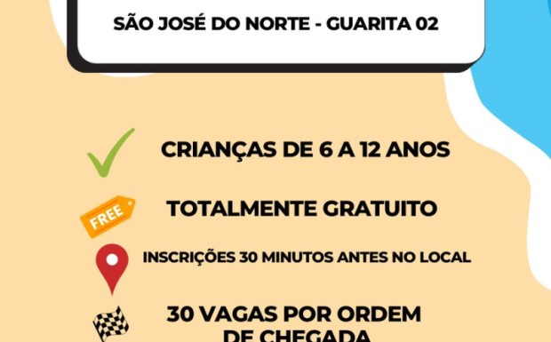 Foto de capa da notícia: Projeto Guarda-Vidas Mirim leva aprendizado e diversão à Praia do Mar Grosso