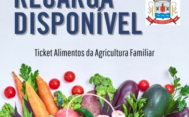 Foto de capa da notícia: Recarga do Ticket Alimentos da Agricultura Familiar (TAF) está disponível