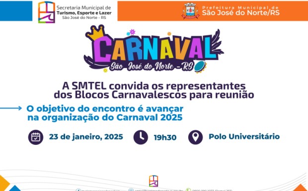 Foto de capa da notícia: São José do Norte prepara Carnaval 2025 com envolvimento dos blocos carnavalescos